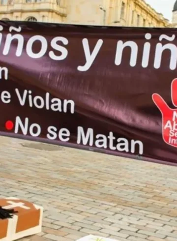 marchas en Colombia osbre el abuso sexual infantil