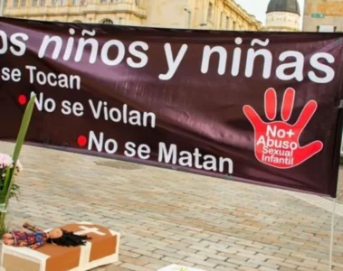 marchas en Colombia osbre el abuso sexual infantil