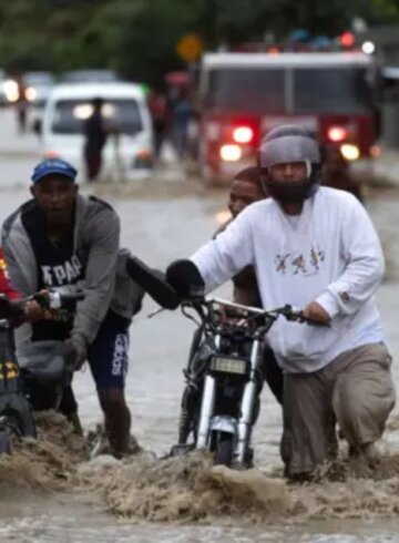 Fuertes lluvias en RD