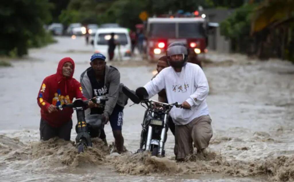 Fuertes lluvias en RD