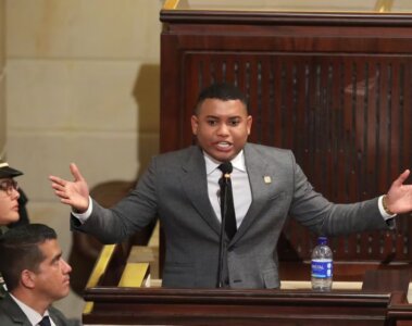 Polo Polo hablando en el senado