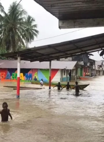 Fuertes lluvias en el Chocó, dejan graves inundaciones