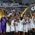 Botafogo celebrando el título de Libertadores