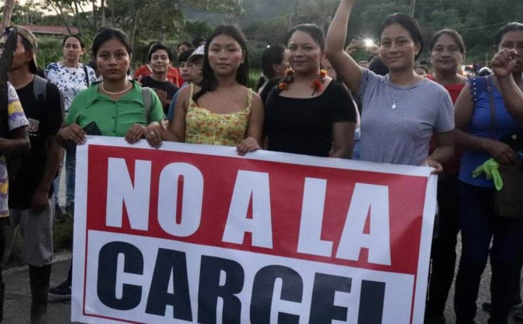 Comunidad en Archidona protesta por megacárcel en Ecuador