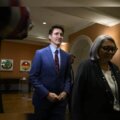 Justin Trudeau en evento político