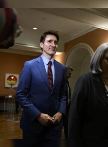 Justin Trudeau en evento político