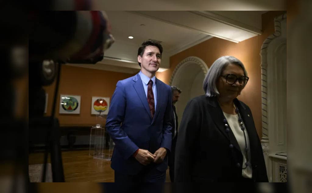 Justin Trudeau en evento político