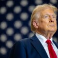 Trump hablando sobre migracion