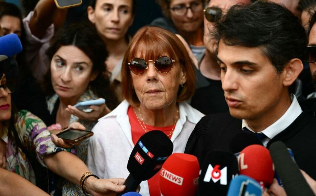 Giséle Pelicot, en una rueda de prensa