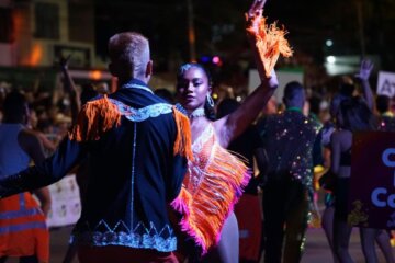 bailarines en la feria de cali