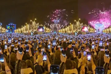 celebración de año nuevo