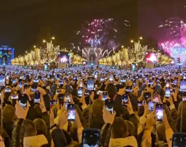 celebración de año nuevo