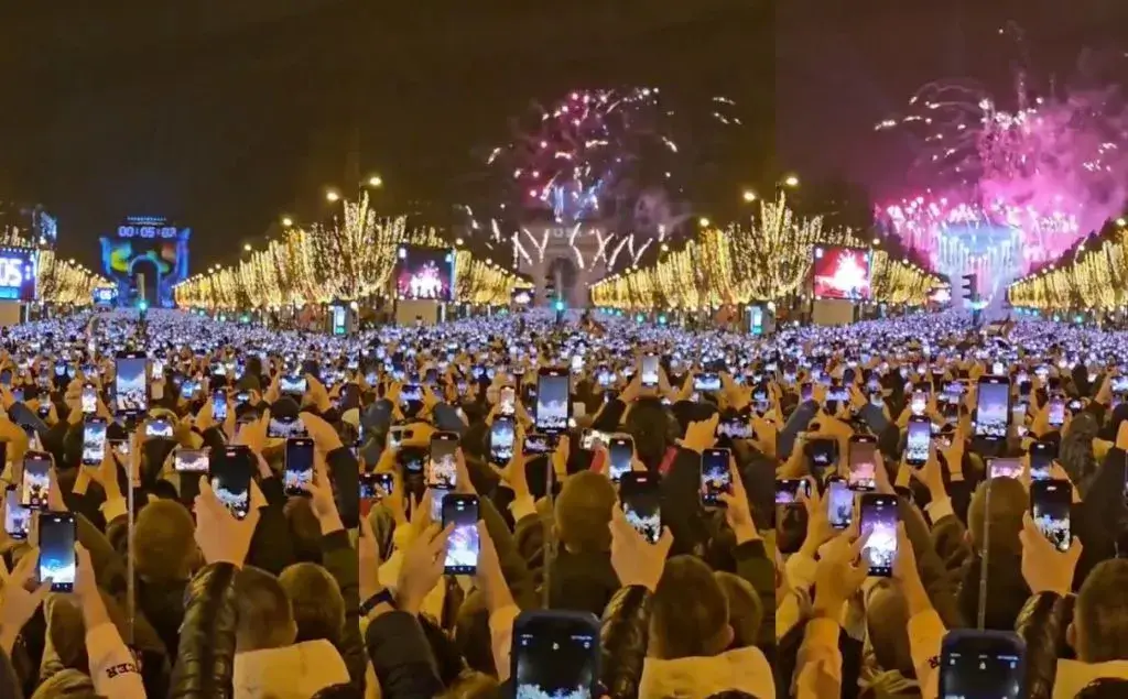 celebración de año nuevo