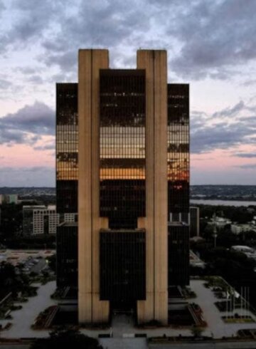 Sede del banco central en Brasilia