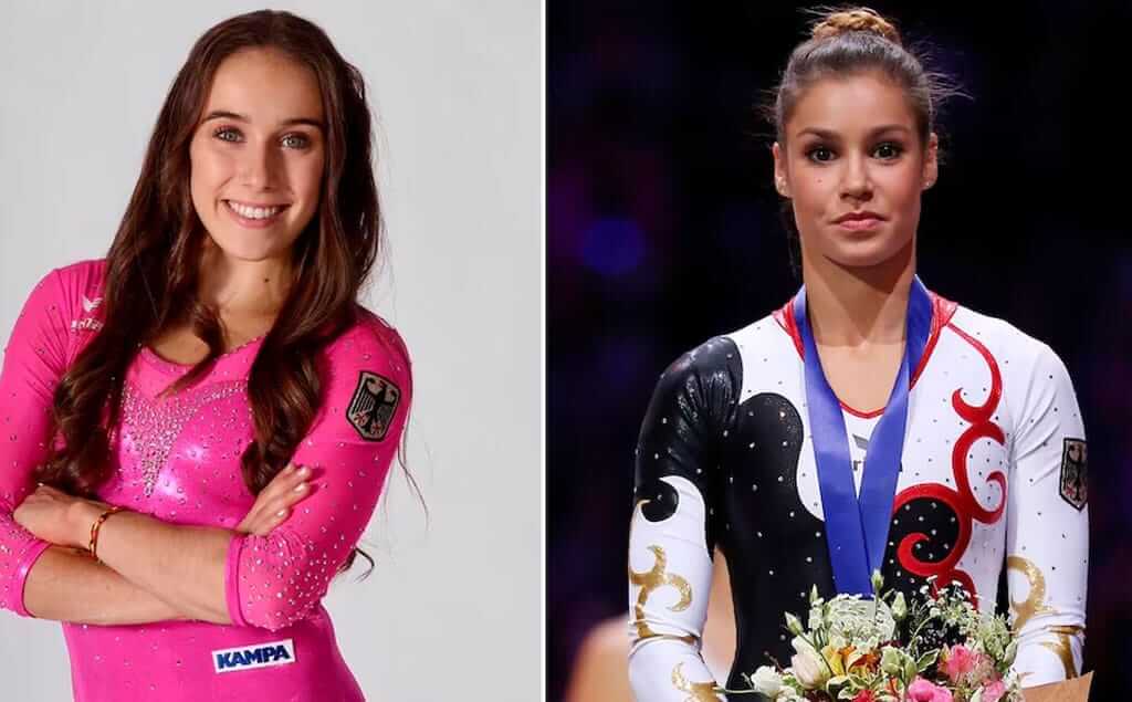 Tabea Alt y Michelle Timm, gimnastas alemanas