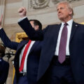 Donald Trump en los actos de posesión