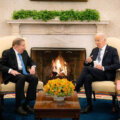 Edmundo González y Joe Biden en reunión