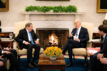 Edmundo González y Joe Biden en reunión