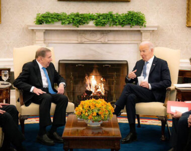 Edmundo González y Joe Biden en reunión