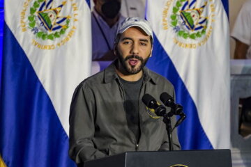 Nayib Bukele criticando la dictadura en Venezuela