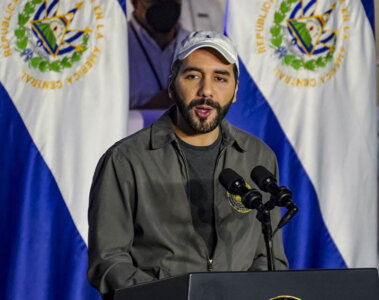 Nayib Bukele criticando la dictadura en Venezuela