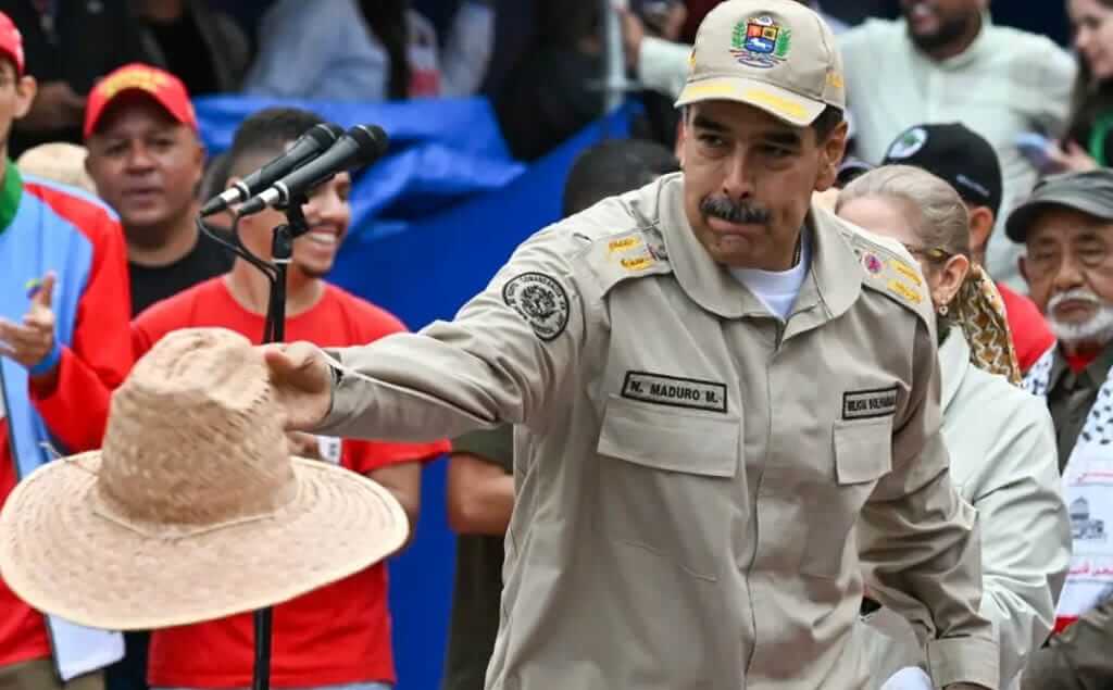 Nicolás Maduro en un evento popular