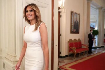 Melania Trump en la casa blanca