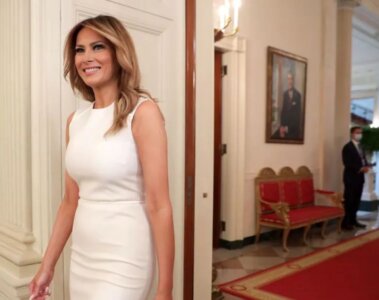 Melania Trump en la casa blanca