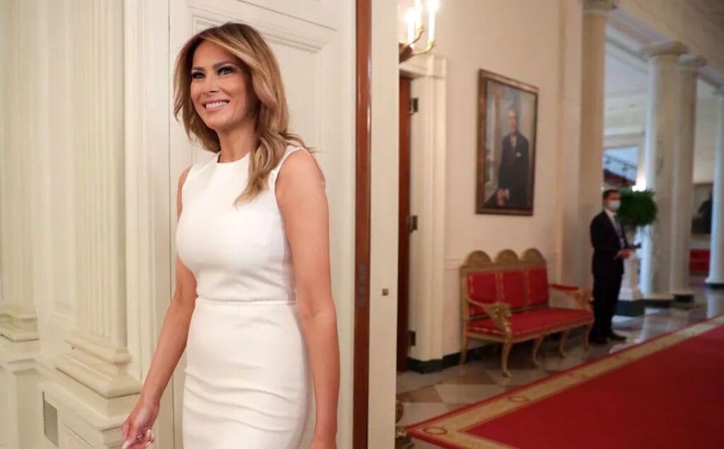 Melania Trump en la casa blanca