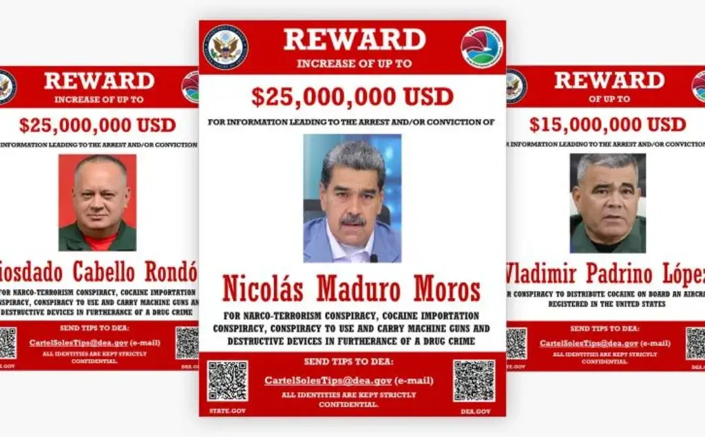 Recompensa por Nicolas Maduro