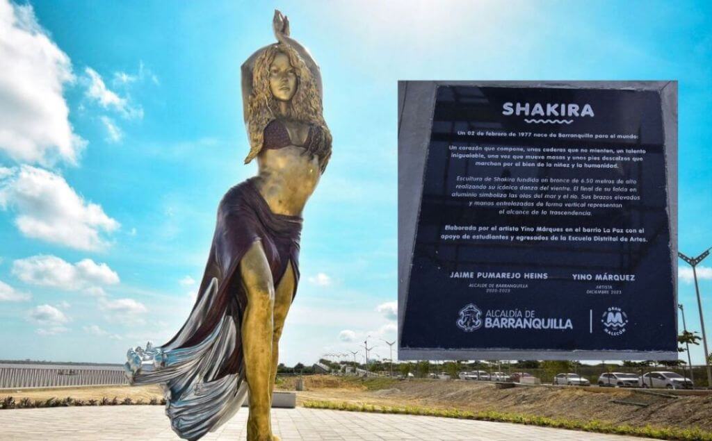 Estatua de Shakira en Barranquilla