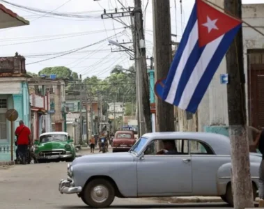 Vista de una calle en el poblado de Bejucal, al sur de La Habana