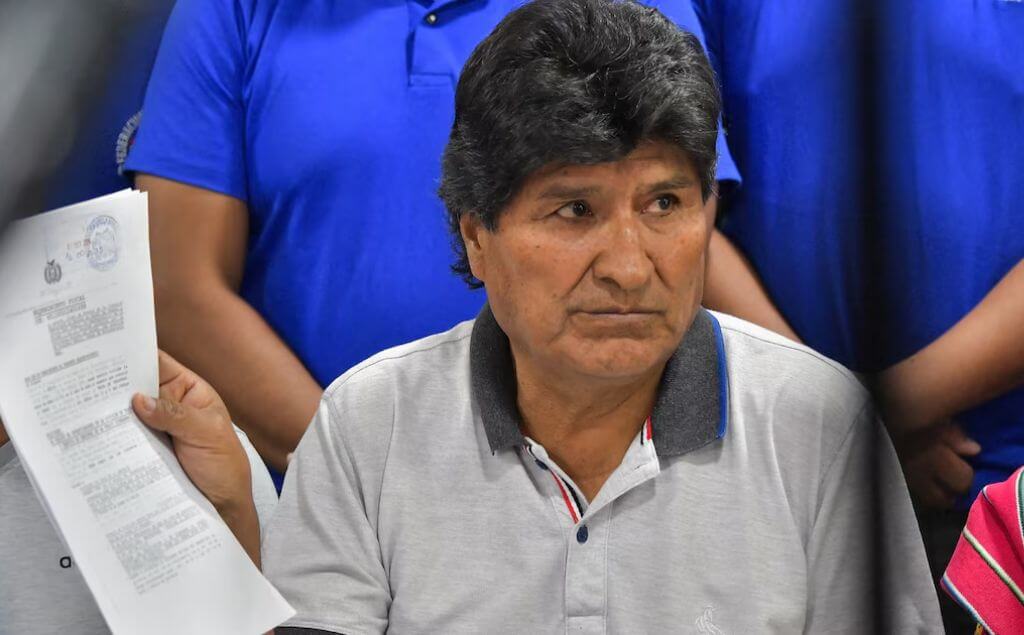 Evo morales presidente de bolivia