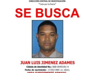 teniente Juan Luis Jiménez Adames, señalado como autor de doble homicidio