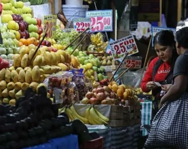 Plaza de mercado en Colombia