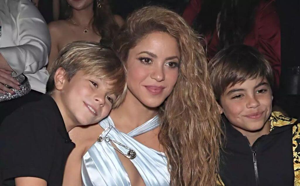 sasha y milan hijos de Shakira