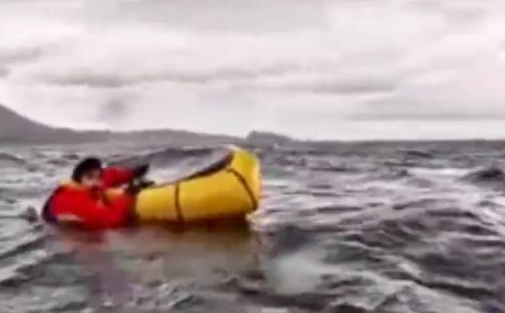 Hombre tragado por ballena