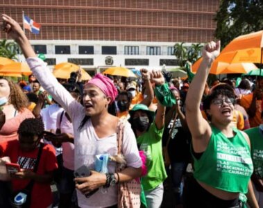 Marcha contra feminicidios en RD