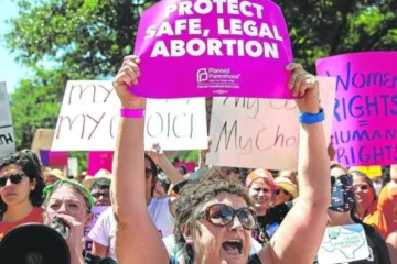 protesta por el derecho al aborto en estados unidos