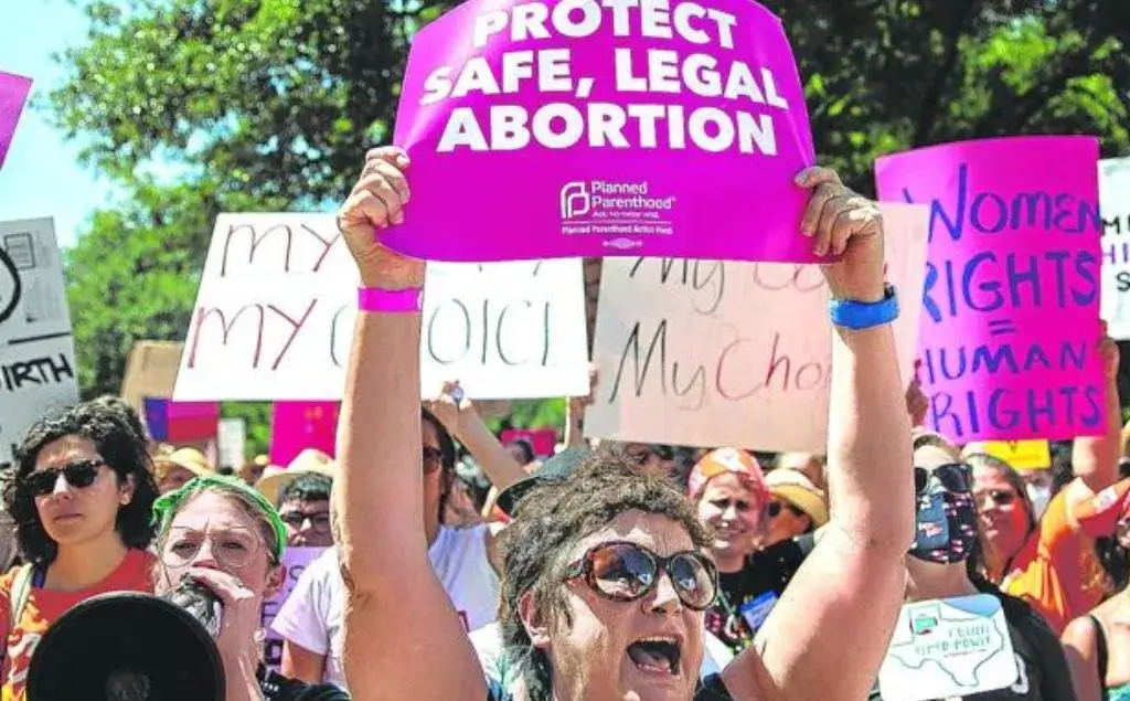 protesta por el derecho al aborto en estados unidos