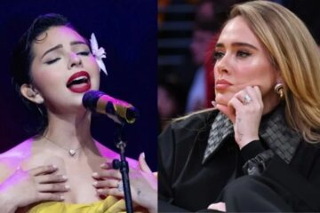 Ánguela aguilar y adele en disputa