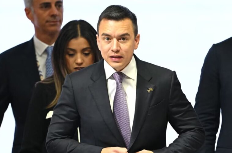 Daniel Noboa, presidente de Ecuador