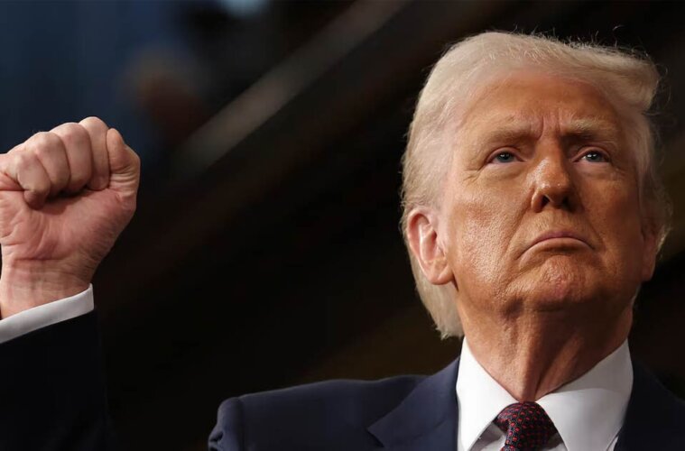 Donald Trump hablando de Groenlandia