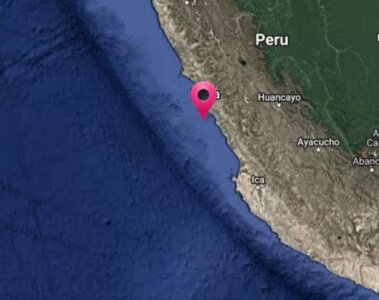 punto del temblor en Perú