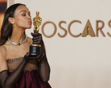 Zoe Saldaña ganadora del premio oscar