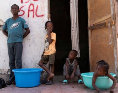 Niños y niñas en Haití