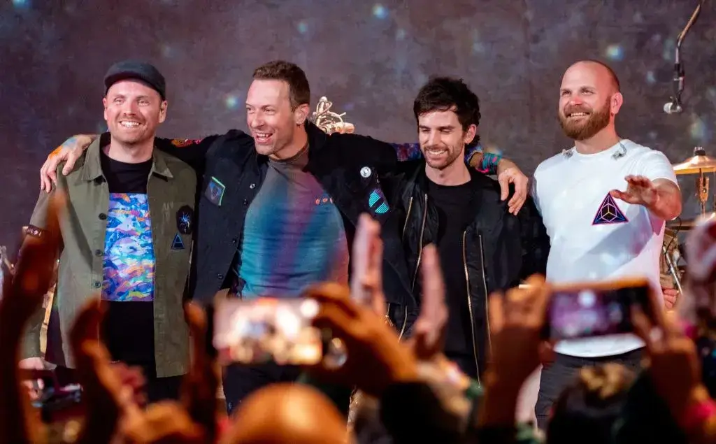 coldplay en concierto