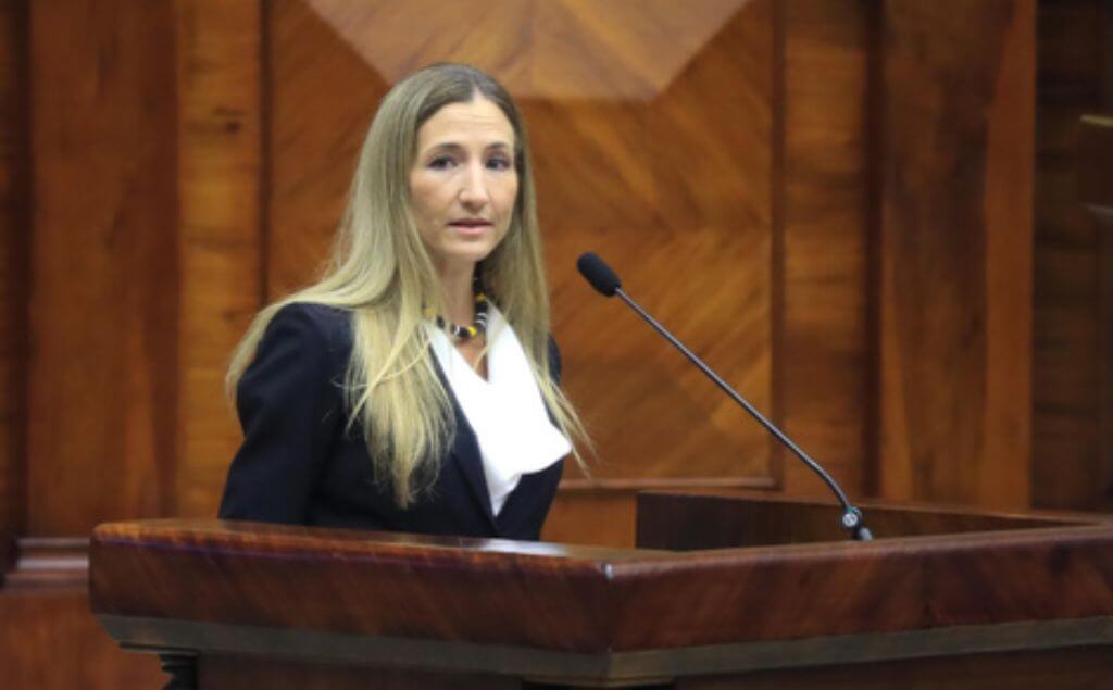 Gabriela Goldbaum habló en el congreso en Ecuador