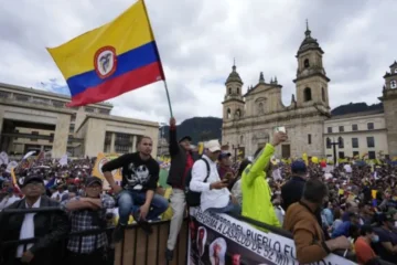 Marchas en la plaza de bolivar