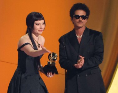 Lady gaga y Bruno mars en los premios